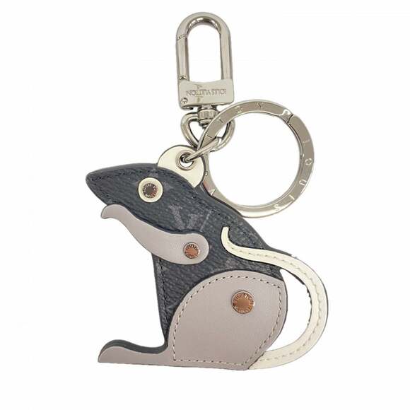 Louis Vuitton Keychain Charm Monogram Eclipse Portefeuille LV Rat M68835 Blac...